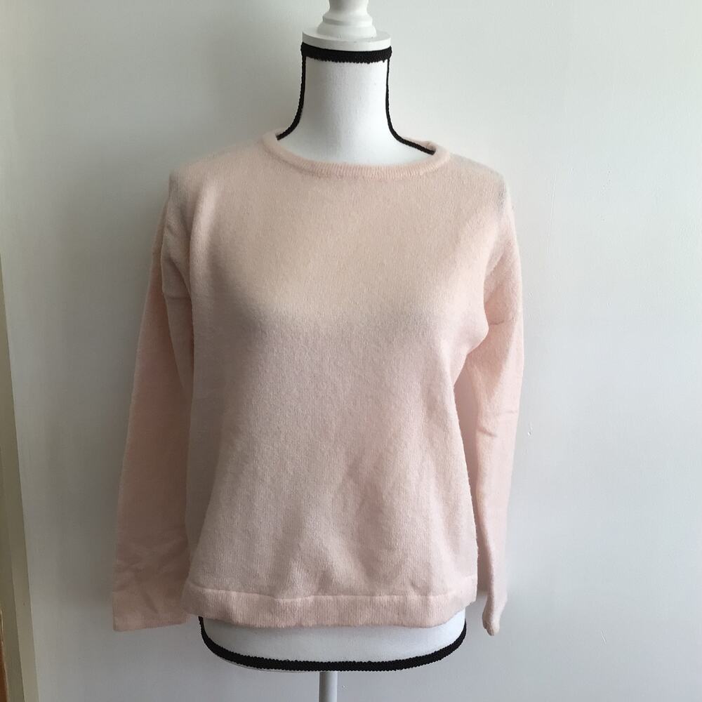 Anthropologie MOTH Light Pink Sweater Sz M